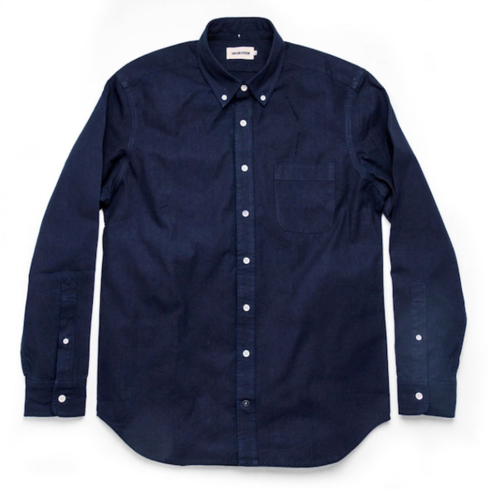 Taylor Stitch THE JACK in Navy Everyday Oxford Size 46 / XXL